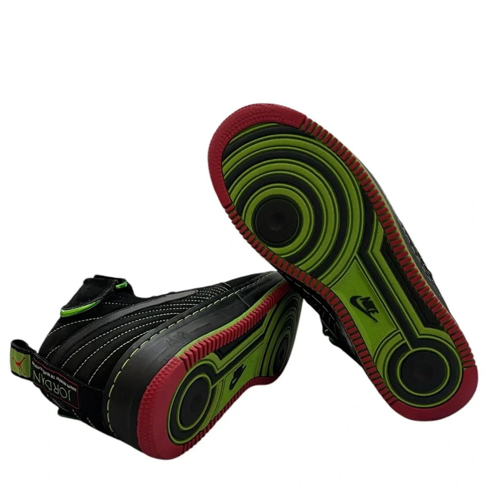 JORDAN - AJF12 BLACK RED GREEN PREMIER AJ x AF1 - ULTIMATE COLLABORATION (2007)